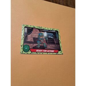 1989 Topps TMNT Ready for Action! Trading Card 27 Teenage Mutant Ninja Turtles